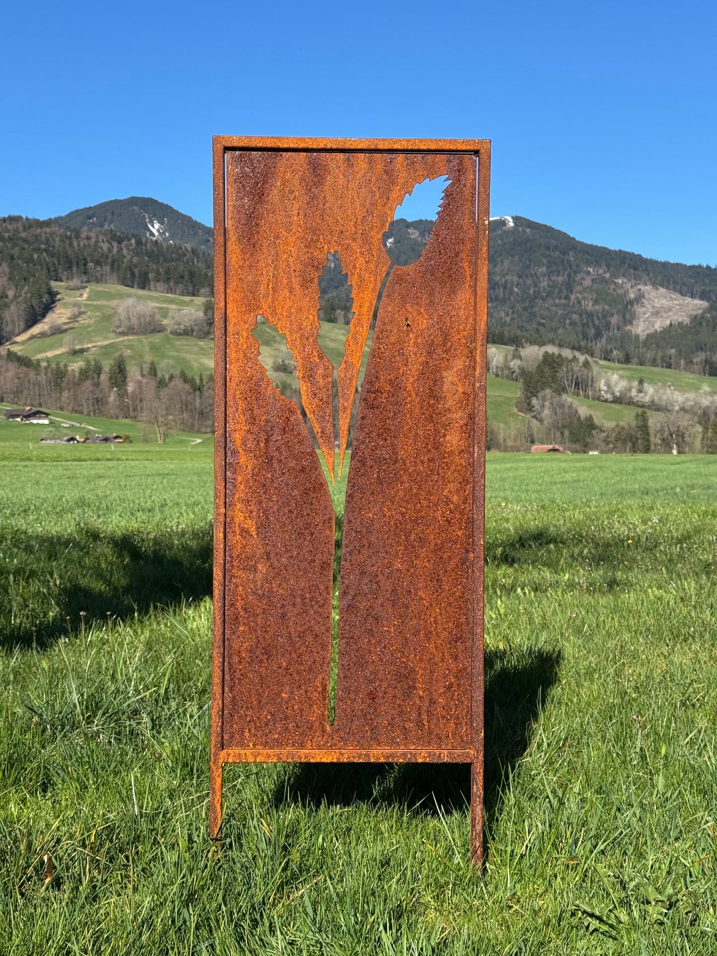 Gartenschild Schilf gross