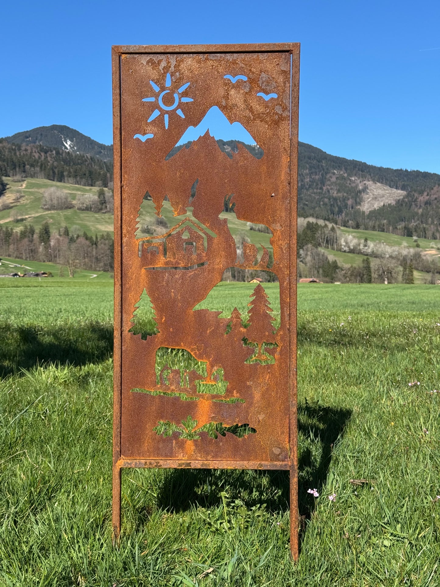 Gartenschild Alpzyt gross