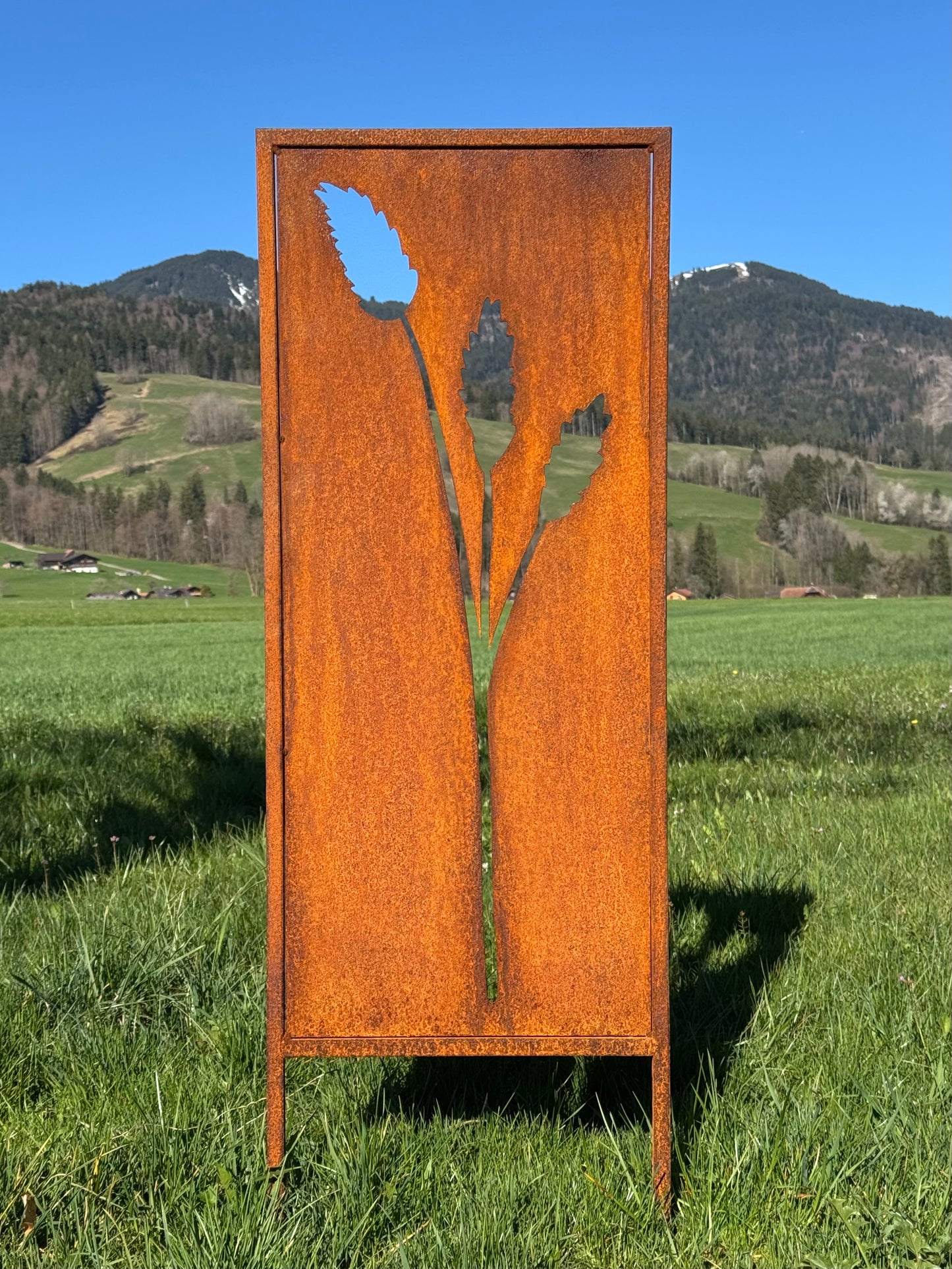 Gartenschild Schilf gross