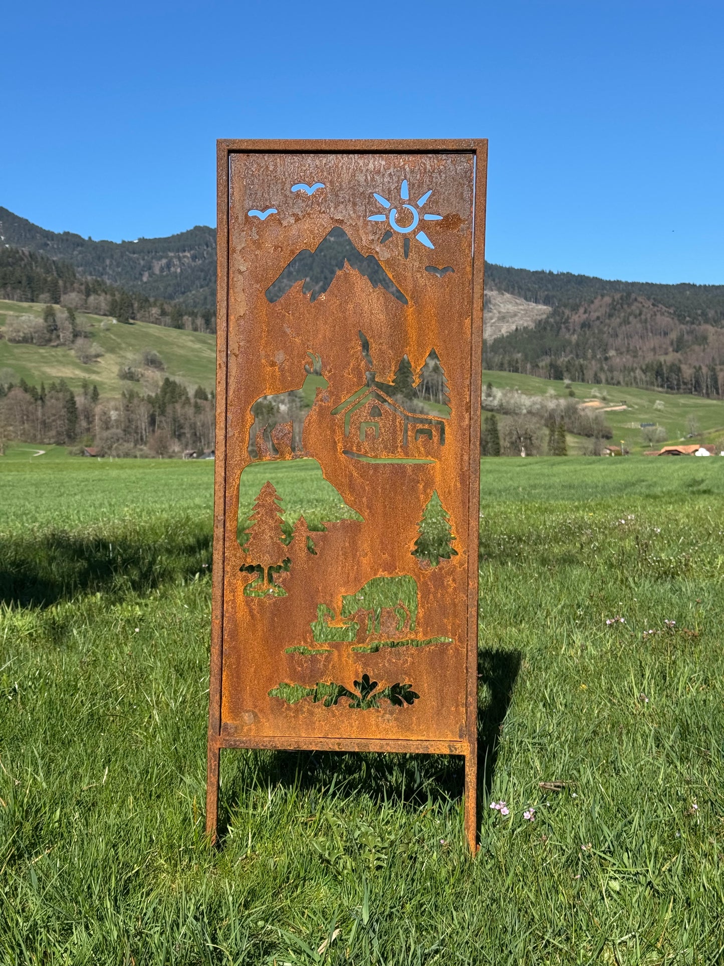Gartenschild Alpzyt gross