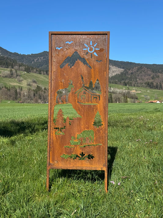 Gartenschild Alpzyt gross