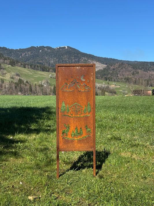 Gartenschild Aberueh klein