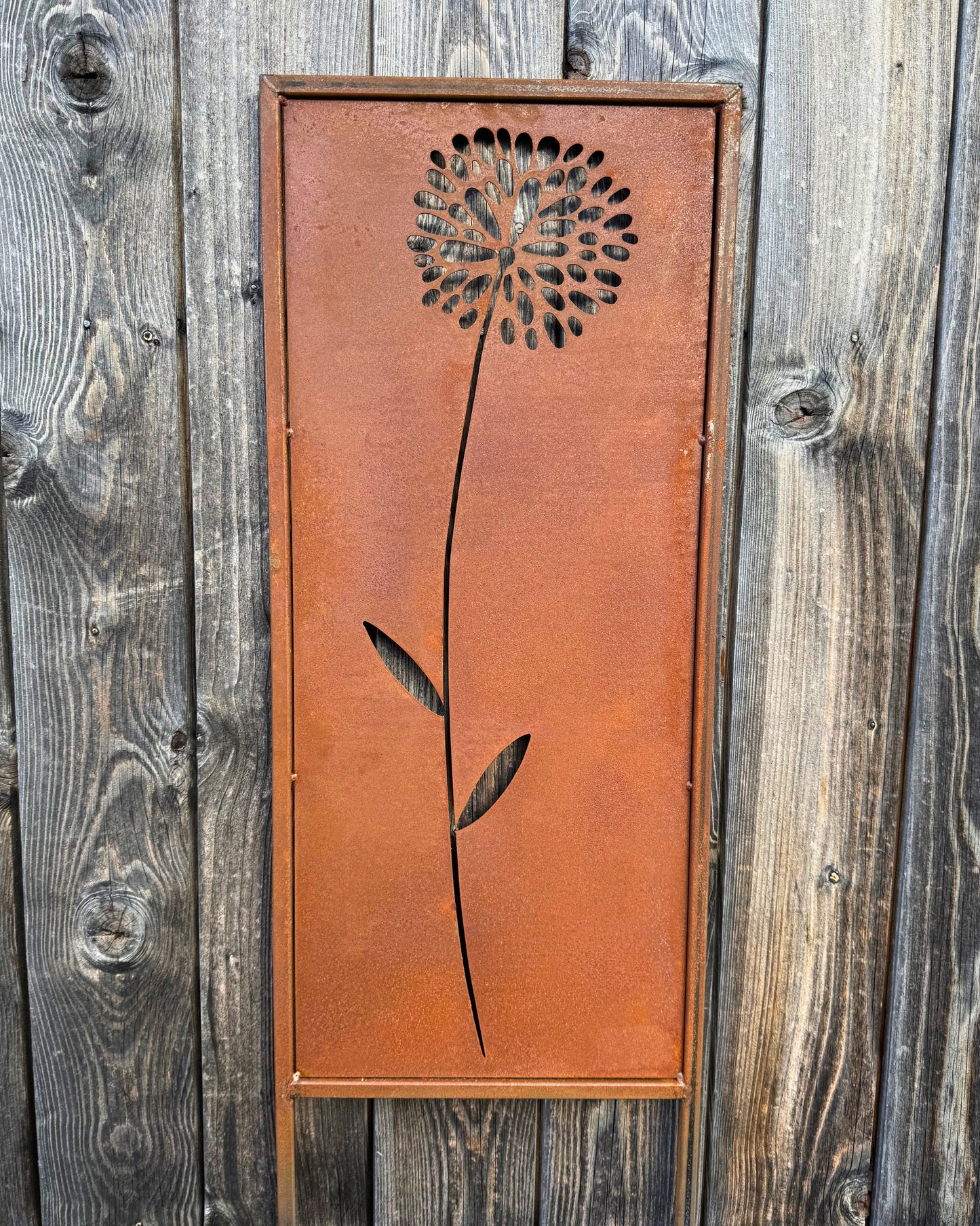 Gartenschild Räphus Blume